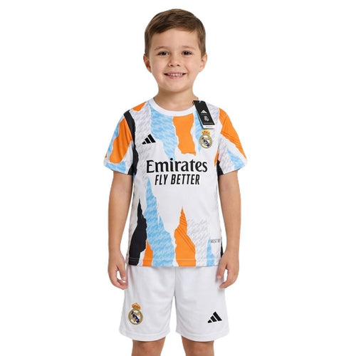 Kinder-Set Real Madrid Training 25/26 Weiß