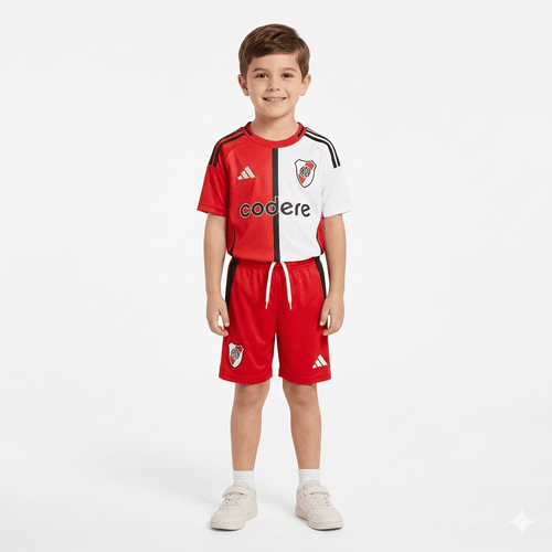 Kinder-Set River Plate Drittetrikot 25/26 Trikot und Shorts