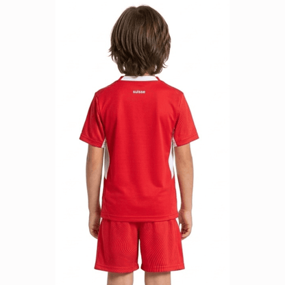 Kinder-Set Schweiz Heimtrikot 26/27 Trikot und Shorts