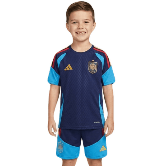 Kinder-Set Spanien Training 26/27 Trikot Und Shorts Blau