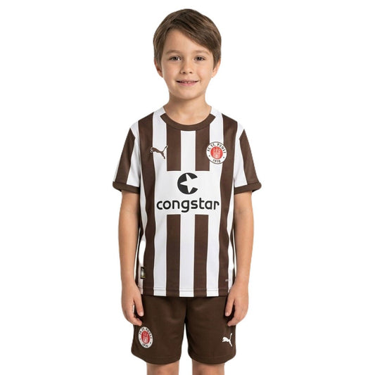 Kinder-Set St. Pauli Heimtrikot 25/26 Trikot und Shorts