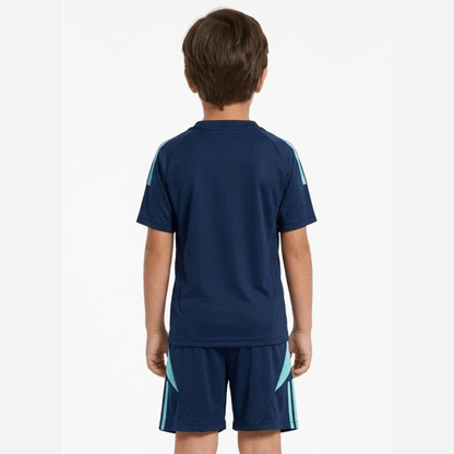 Kinder-Set Flamengo Training 25/26 Trikot und Shorts Dunkelblau