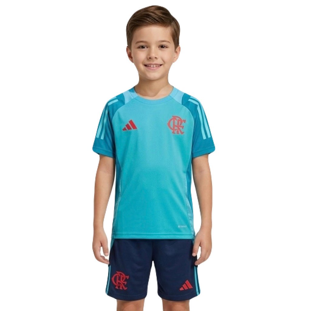 Kinder-Set Flamengo Training 25/26 Trikot und Shorts