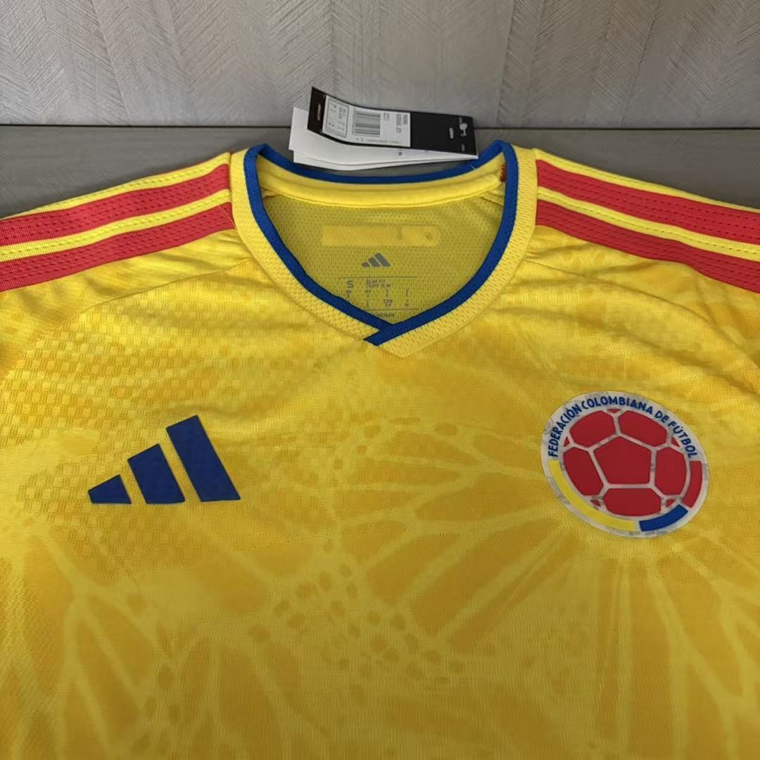 Kolumbien Heimtrikot 25/26 Herren Spieler-Version Gelb