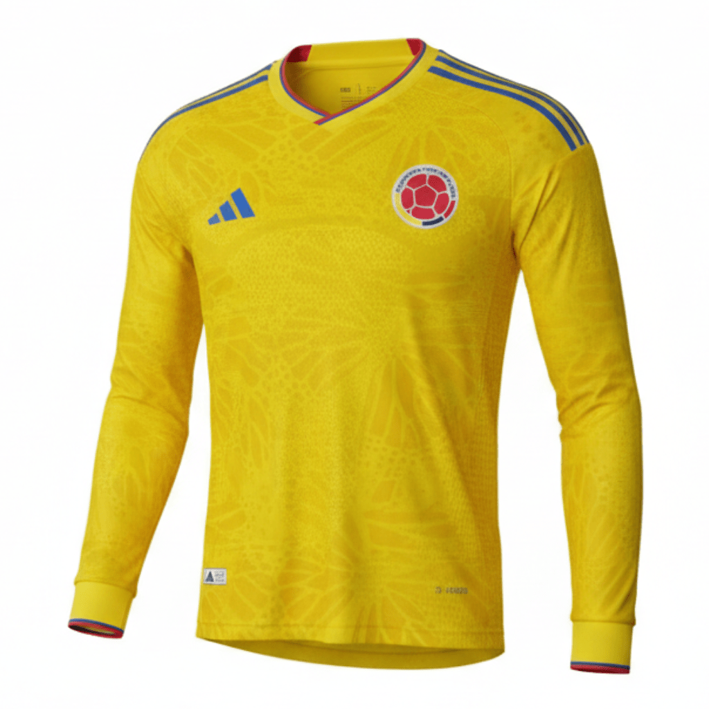 Kolumbien Langarm Heimtrikot 2026/27 Herren Spieler-Version Gelb