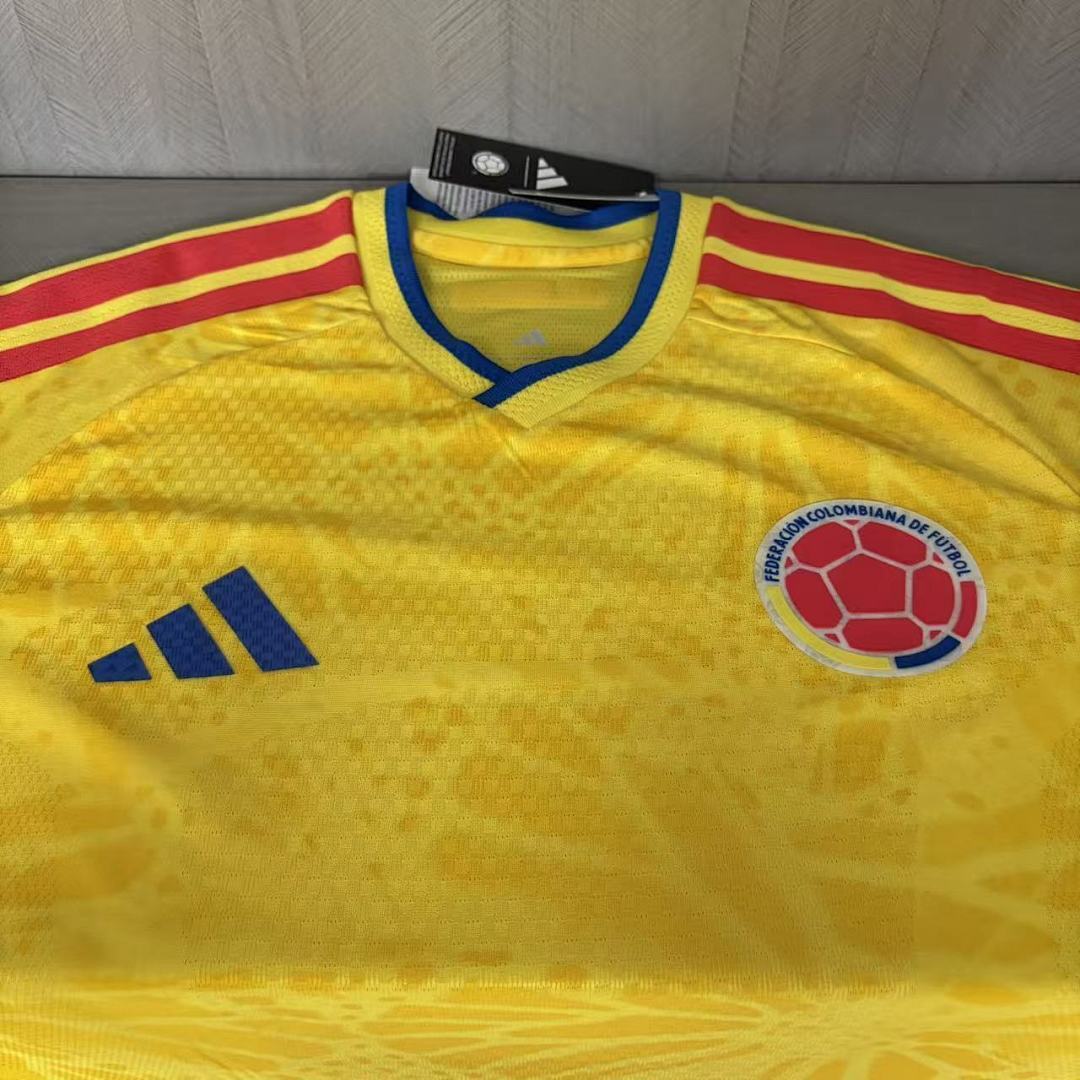 Kolumbien Langarm Heimtrikot 2026/27 Herren Spieler-Version Gelb