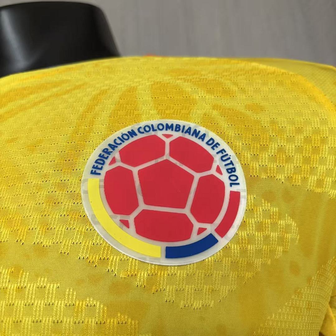 Kolumbien Langarm Heimtrikot 2026/27 Herren Spieler-Version Gelb