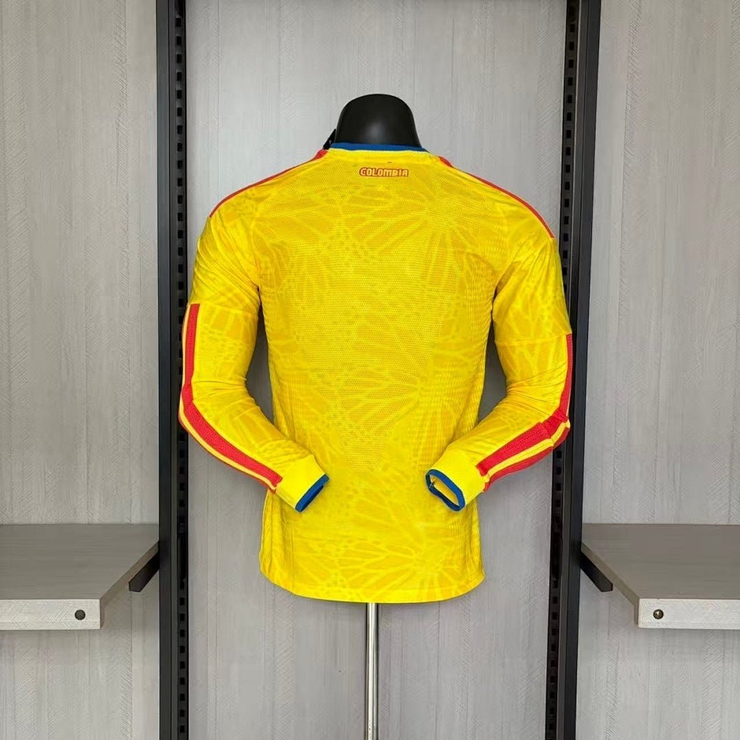 Kolumbien Langarm Heimtrikot 2026/27 Herren Spieler-Version Gelb