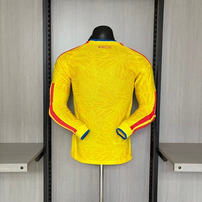 Kolumbien Langarm Heimtrikot 2026/27 Herren Spieler-Version Gelb