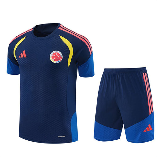 Kolumbien Trainingsset 26/27 Trikot und Shorts Marineblau