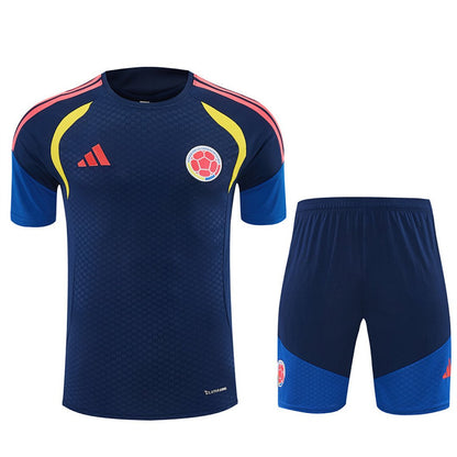 Kolumbien Trainingsset 26/27 Trikot und Shorts Marineblau