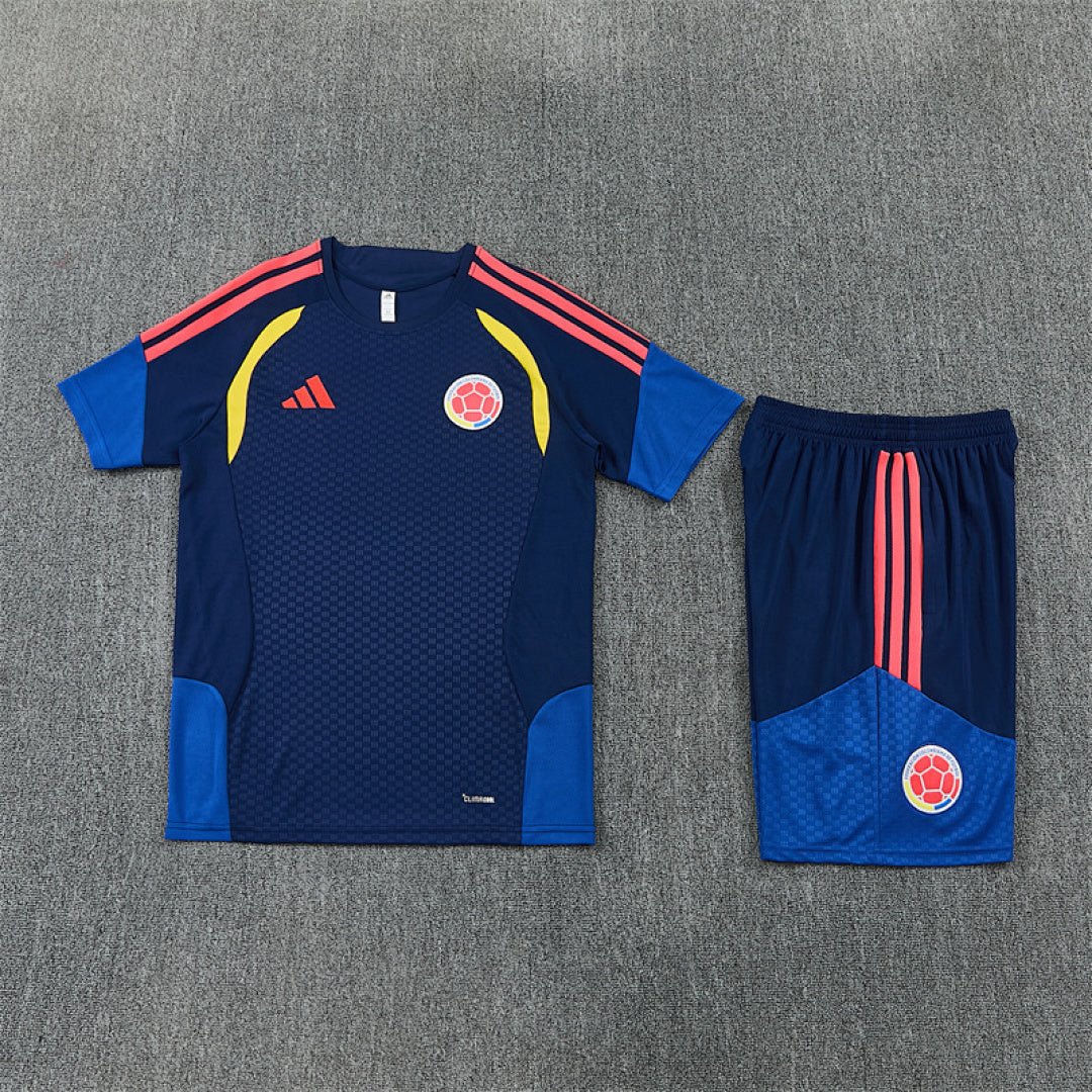 Kolumbien Trainingsset 26/27 Trikot und Shorts Marineblau