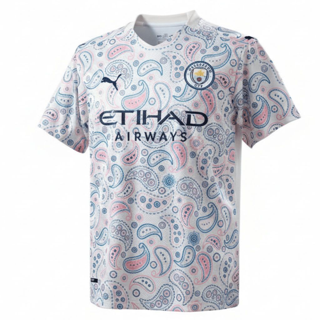 Manchester City Drittetrikot 20/21 Herren Fan-Version (Retro)