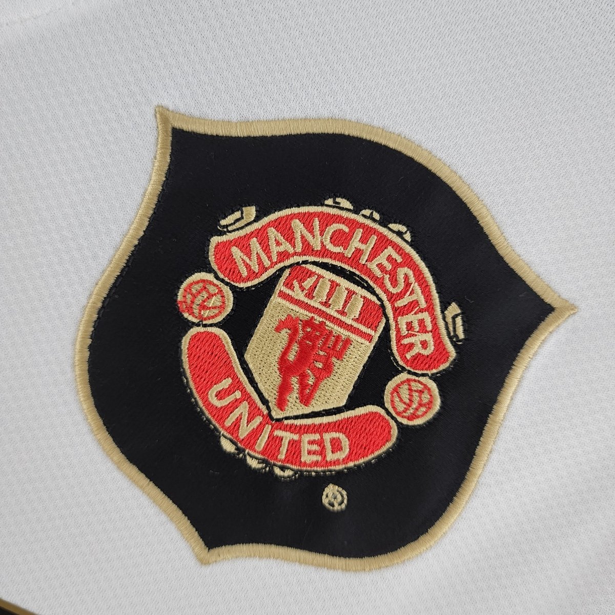 Manchester United Auswärtstrikot 06/07 Herren Fan-Version Weiß (Retro)