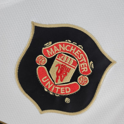 Manchester United Auswärtstrikot 06/07 Herren Fan-Version Weiß (Retro)