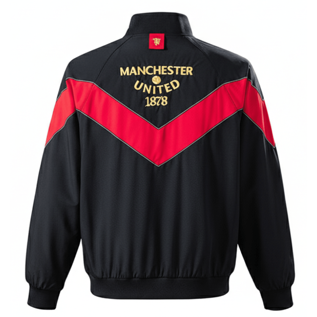 Manchester United Jacke 2006/07 Herren (Retro) Schwarz