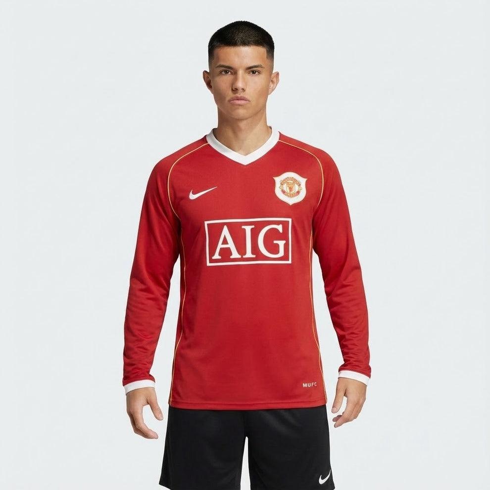 Manchester United Langarm Heimtrikot 06/07 Herren Fan-Version (Retro)