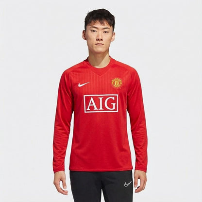 Manchester United Langarm Heimtrikot 07/08 Herren Fan-Version (Retro)