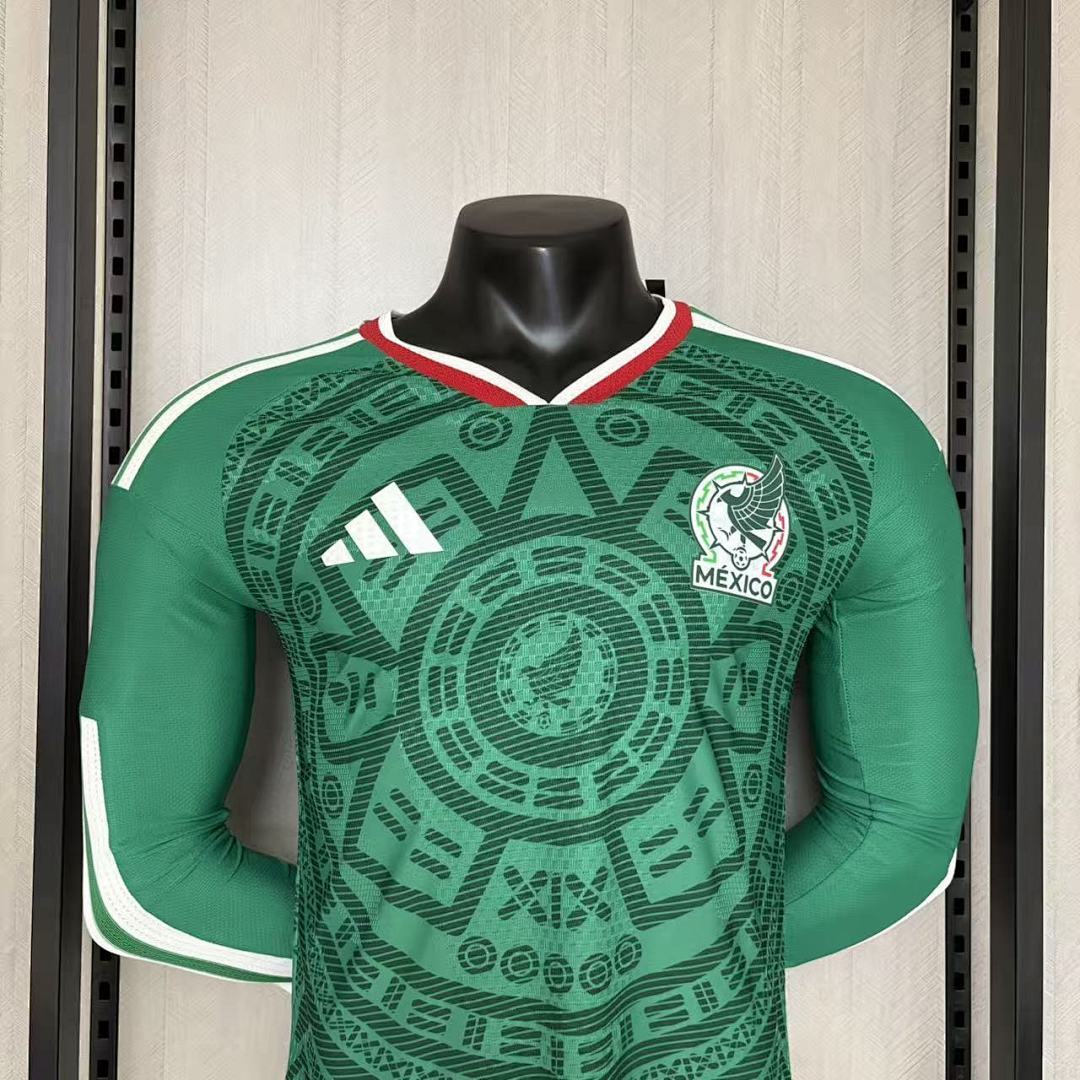 Mexiko Langarm Heimtrikot 25/26 Herren Spieler-Version