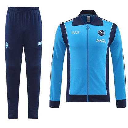 SSC Napoli Trainingsanzug 25/26 Jacke und Hose Herren Blau
