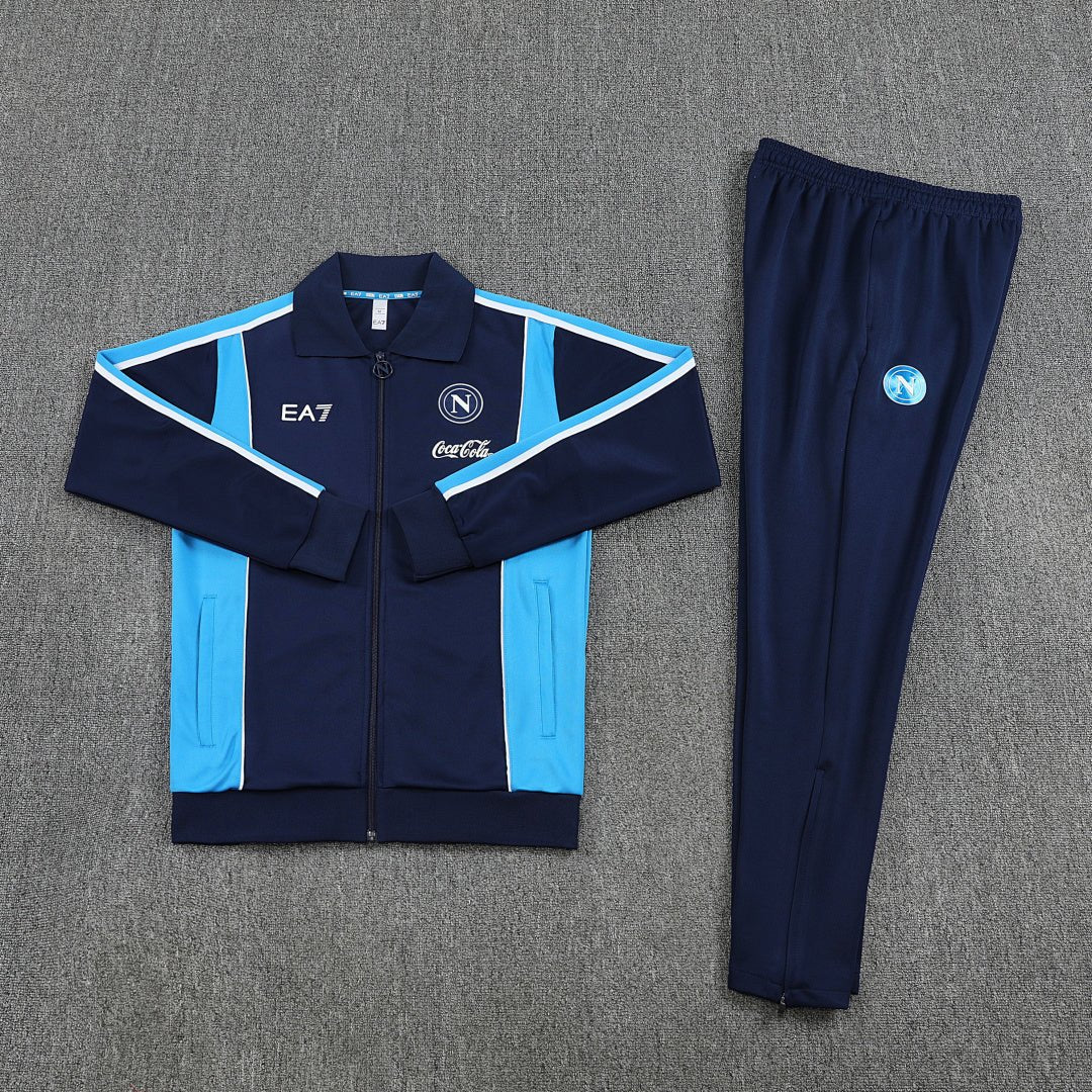 Napoli Trainingsanzug 25/26 Jacke und Hose Herren Dunkelblau
