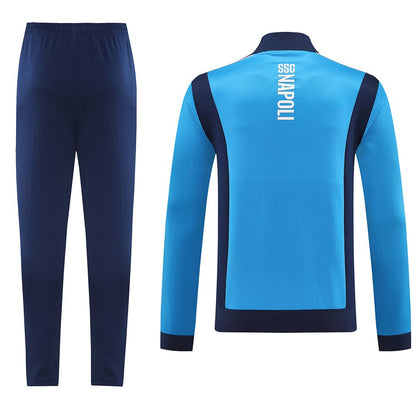 SSC Napoli Trainingsanzug 25/26 Jacke und Hose Herren Blau