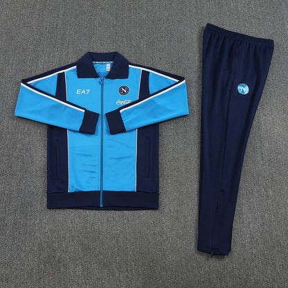 SSC Napoli Trainingsanzug 25/26 Jacke und Hose Herren Blau