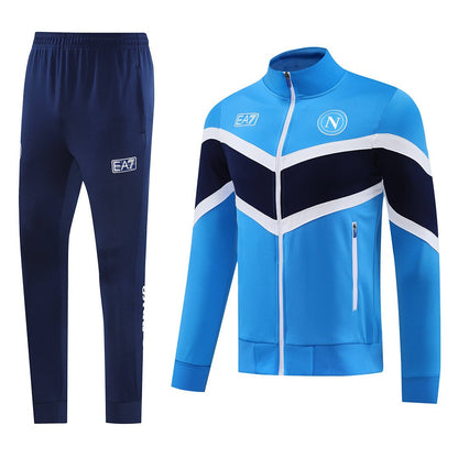 Napoli Trainingsanzug 25/26 Jacke und Hose Herren Blau