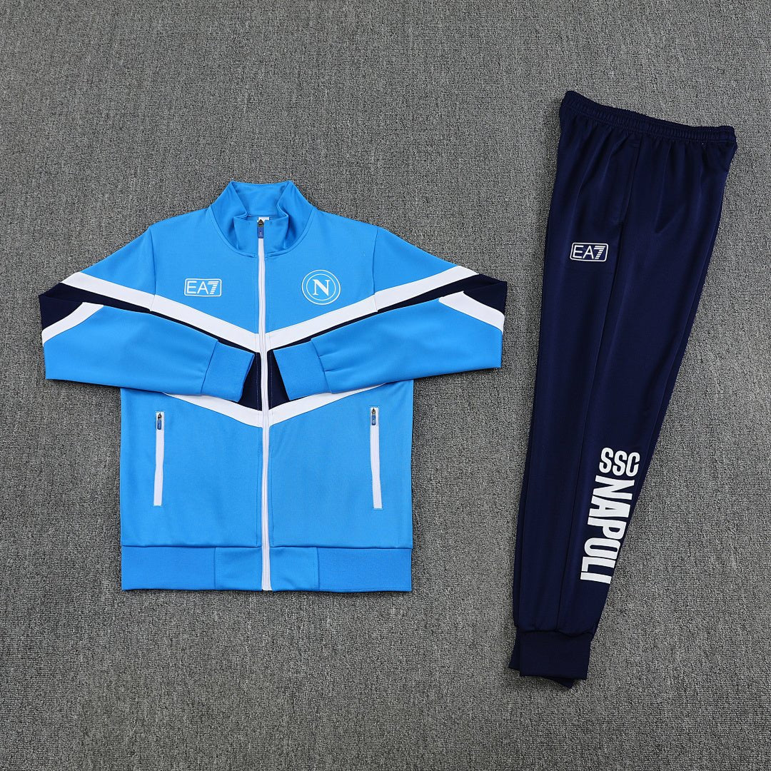 Napoli Trainingsanzug 25/26 Jacke und Hose Herren Blau