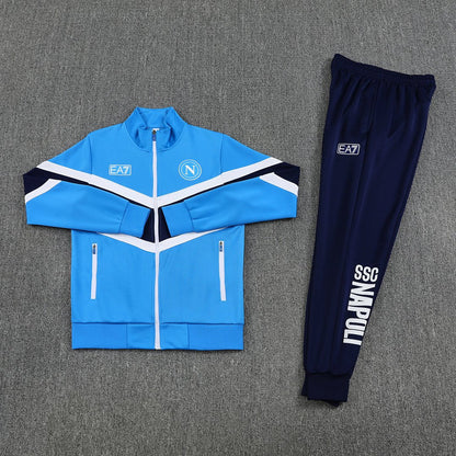 Napoli Trainingsanzug 25/26 Jacke und Hose Herren Blau