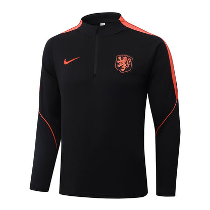 Niederlande Trainingsanzug 26/27 Jacke & Hose Schwarz