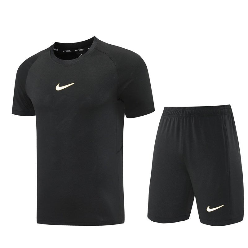 Nike Herren Set Trikot und Shorts Schwarz