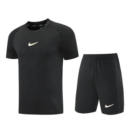 Nike Herren Set Trikot und Shorts Schwarz