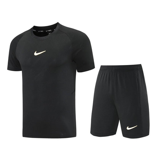 Nike Herren Set Trikot und Shorts Schwarz