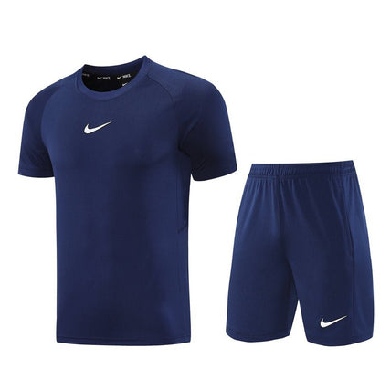 Nike Herren Set Trikot und Shorts Dunkelblau