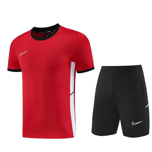Nike Set Herren Trikot Rot und Shorts Schwarz