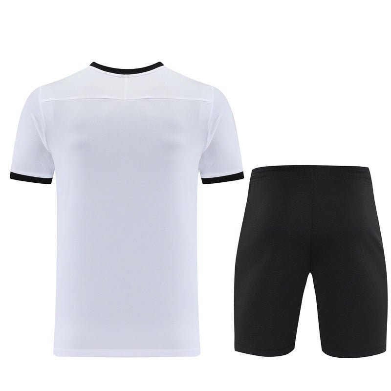 Nike Set Herren Trikot Weiß und Shorts Schwarz