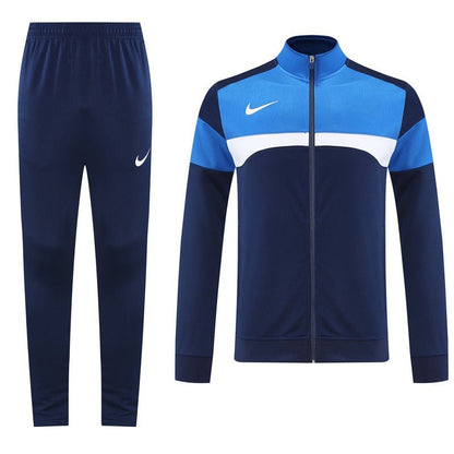 Nike Trainingsanzug Jacke und Hose Herren Dunkelblau & Hellblau