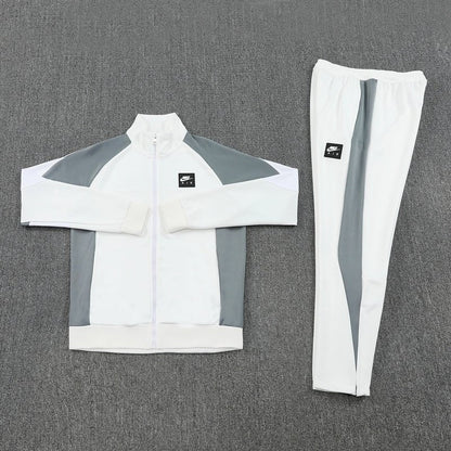 Nike Trainingsanzug Jacke und Hose Herren Weiß