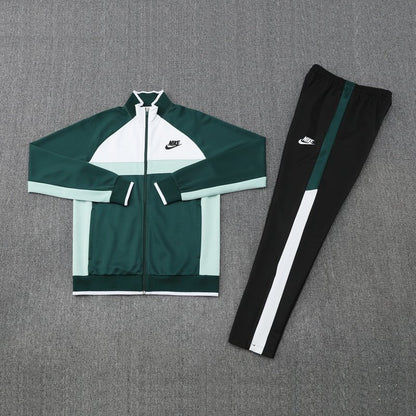 Nike Trainingsanzug Jacke Grün und Hose Schwarz Herren