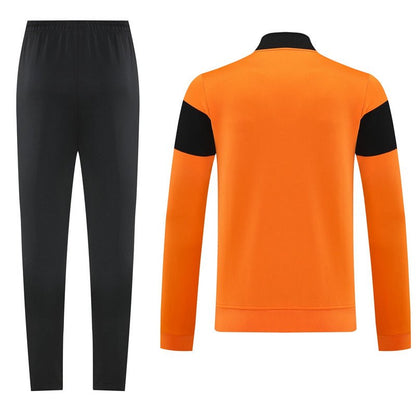 Nike Trainingsanzug Jacke Orange und Hose Schwarz Herren