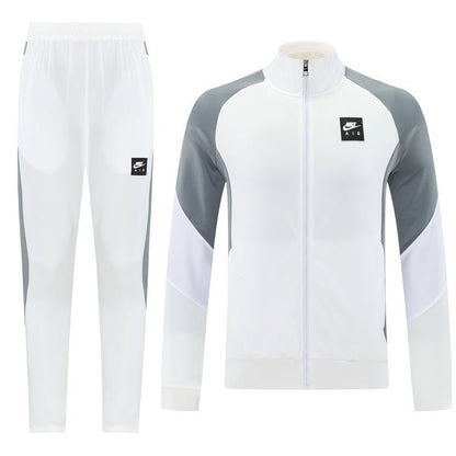 Nike Trainingsanzug Jacke und Hose Herren Weiß