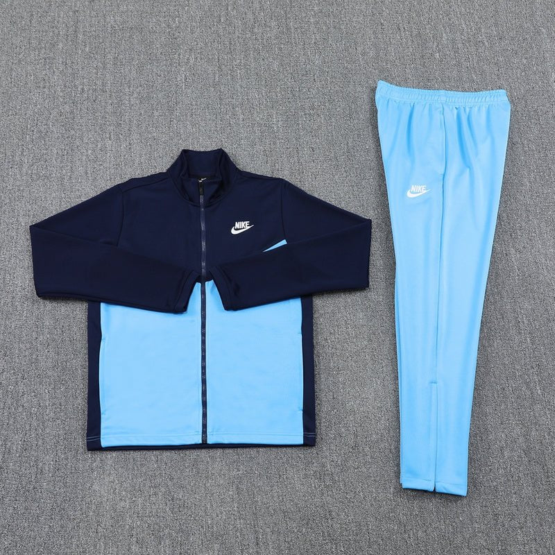 Nike Trainingsanzug Jacke Dunkelblau und Hose Hellblau Herren