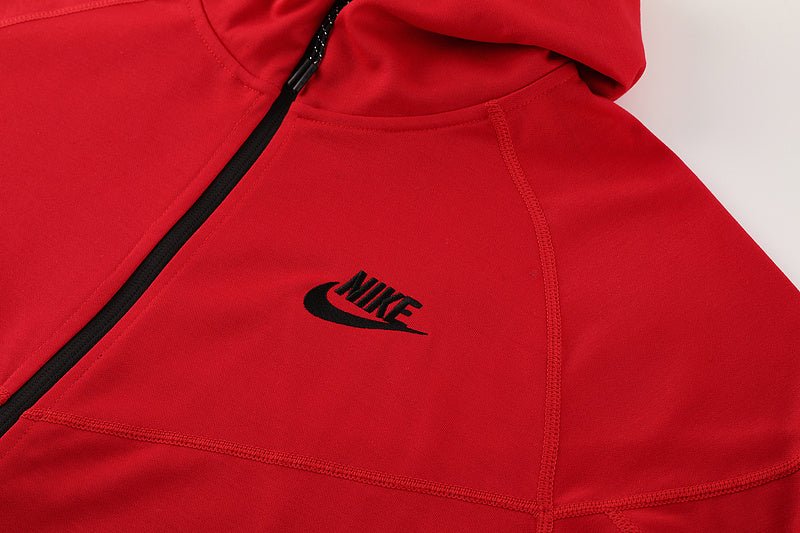 Nike Trainingsanzug Jacke Rot und Hose Schwarz Herren