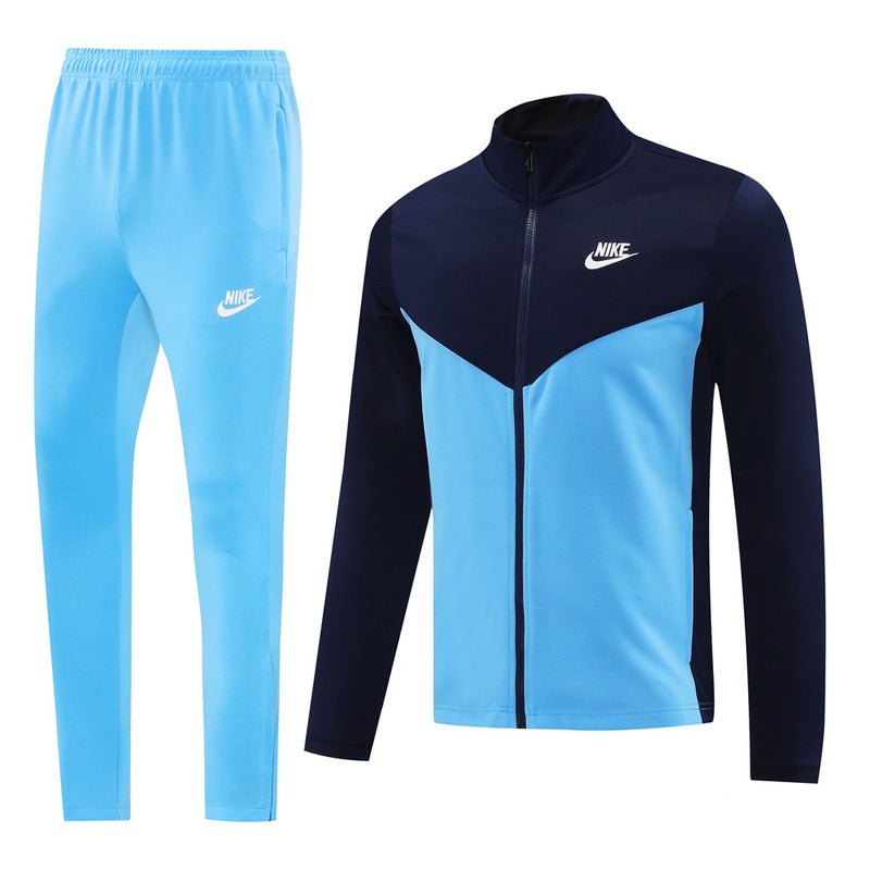Nike Trainingsanzug Jacke Dunkelblau und Hose Hellblau Herren