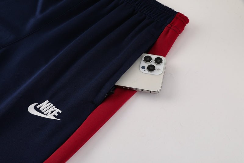 Nike Trainingsanzug Jacke Rot und Hose Dunkelblau Herren