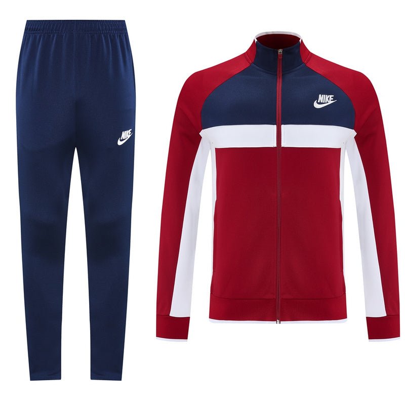 Nike Trainingsanzug Jacke Rot und Hose Dunkelblau Herren