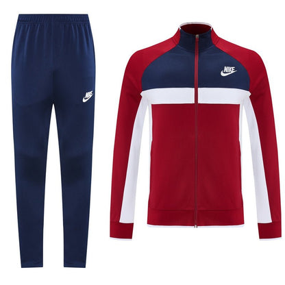 Nike Trainingsanzug Jacke Rot und Hose Dunkelblau Herren