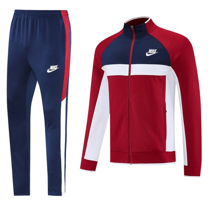 Nike Trainingsanzug Jacke Rot und Hose Dunkelblau Herren