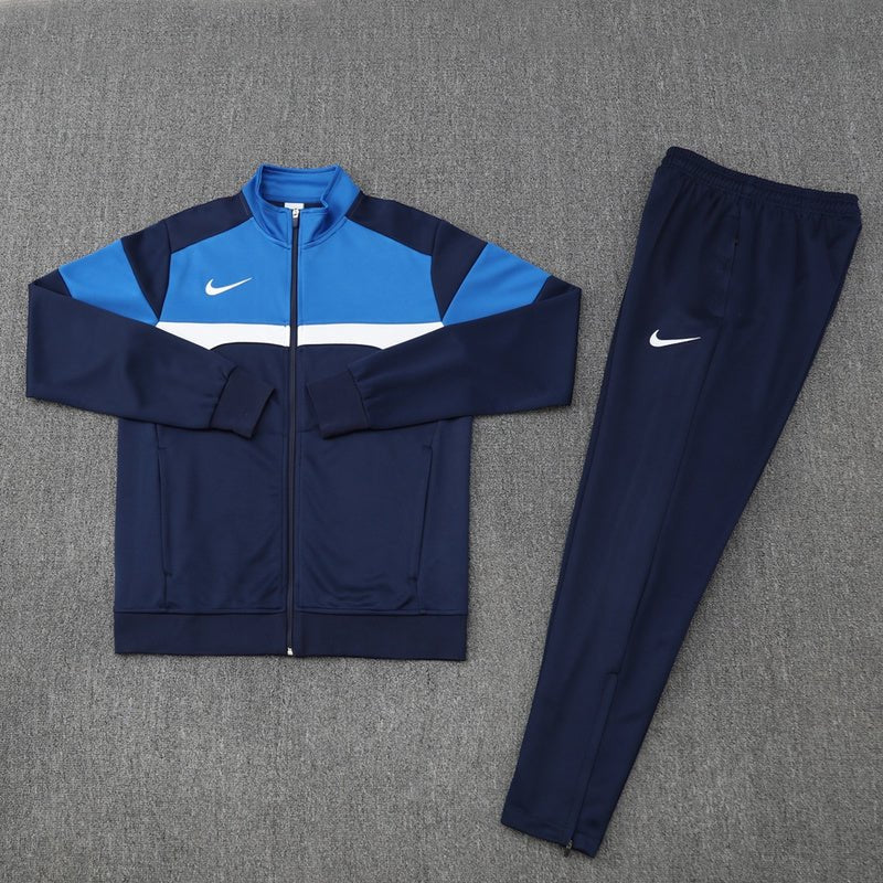 Nike Trainingsanzug Jacke und Hose Herren Dunkelblau & Hellblau
